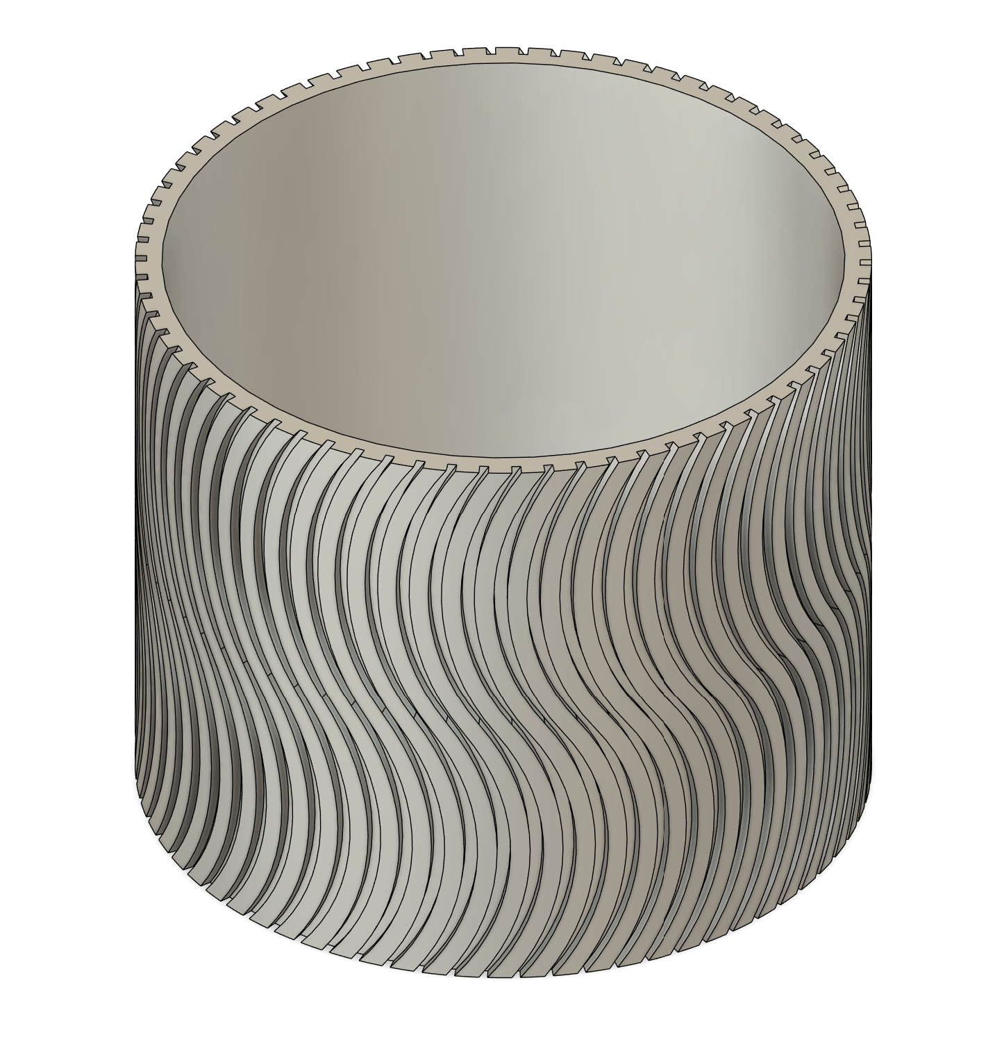 A Vase or Planter for Organic Matter